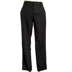 Gucci Black Light Wool Straight Leg Trouser Pants - 40EU, 8-10US